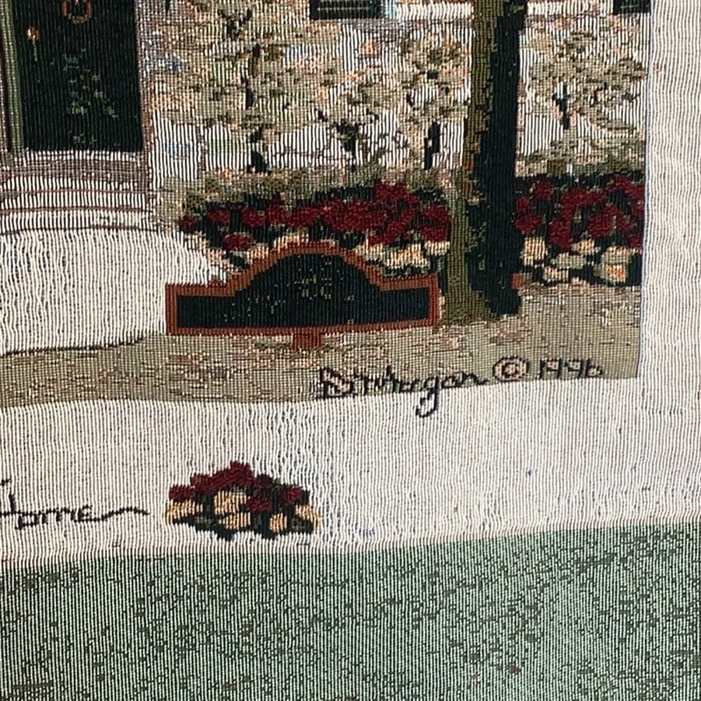 Large Vintage Tapestry ‘There's No Place Like Home’ Wall Hanging